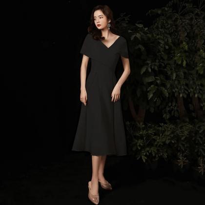 3416 Sleeveless V-Neck Draped Cocktail Dress main image 1