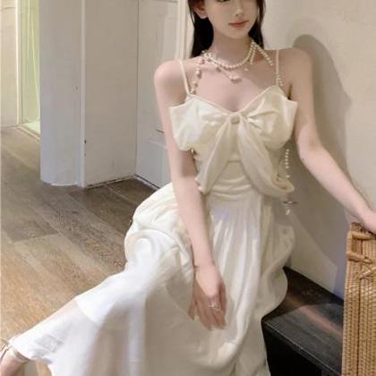 White Eyelash Lace Gown with Pearl Chain Straps Plus Size main image 1