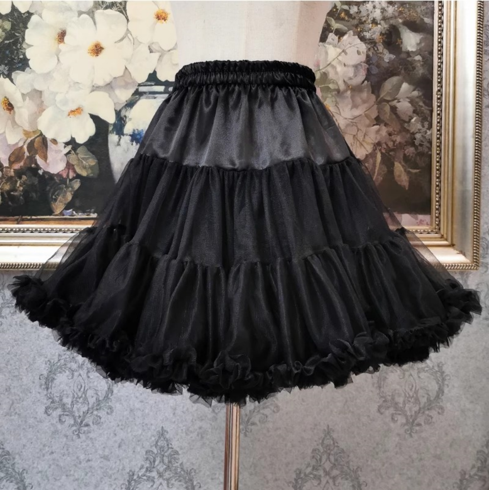 50cm Long Black Boneless Skirt Brace With Adjustable Elastic Waistband That Doesn't Tie The Legs