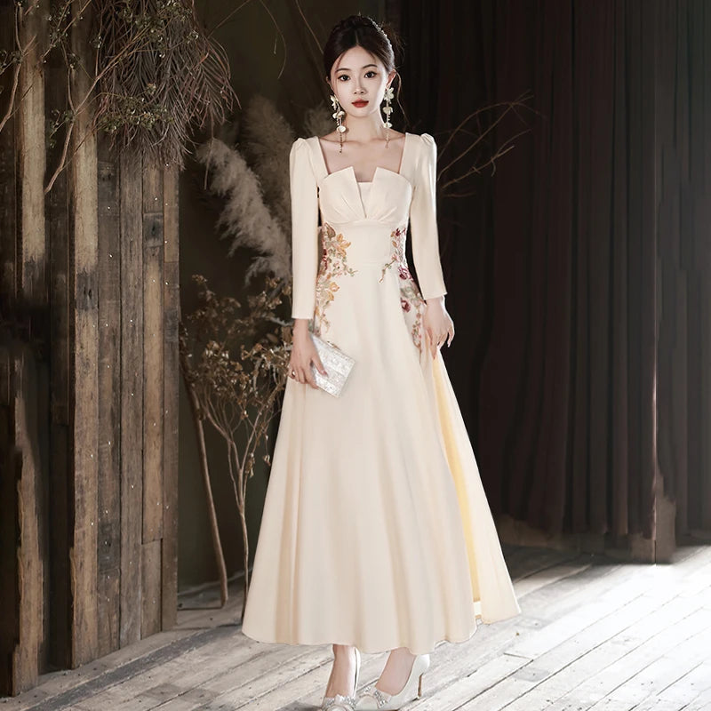 dress for korean Bridesmay Cocktail Dresses Women 2024 Wedding Guest Midi with cocktail dresses 2023 Saturn Wrap Dress In size:XS