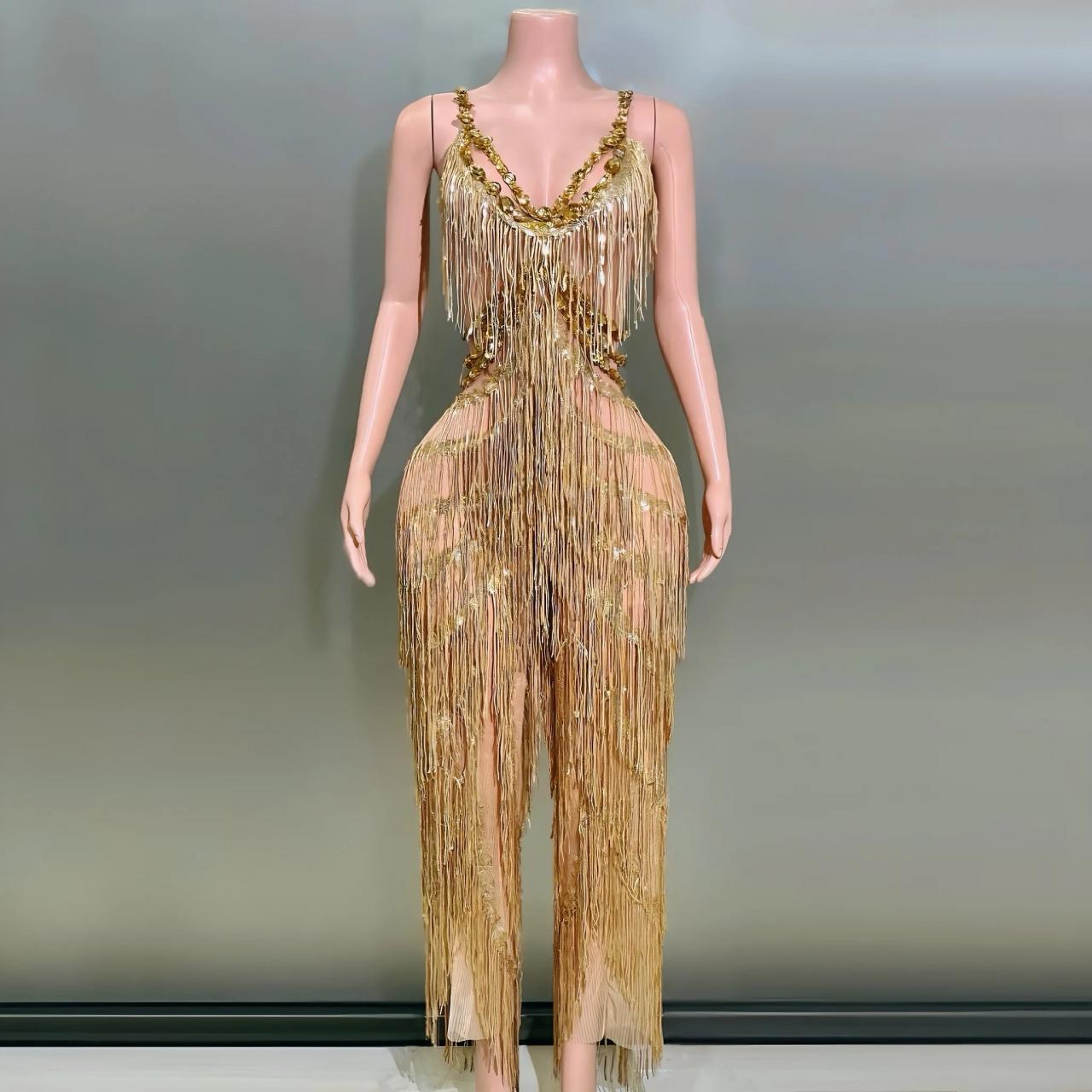 Sequin fringe bodycon dress cheap