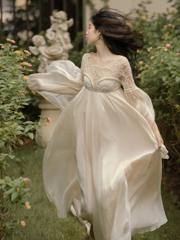 Vintage flowy dress top