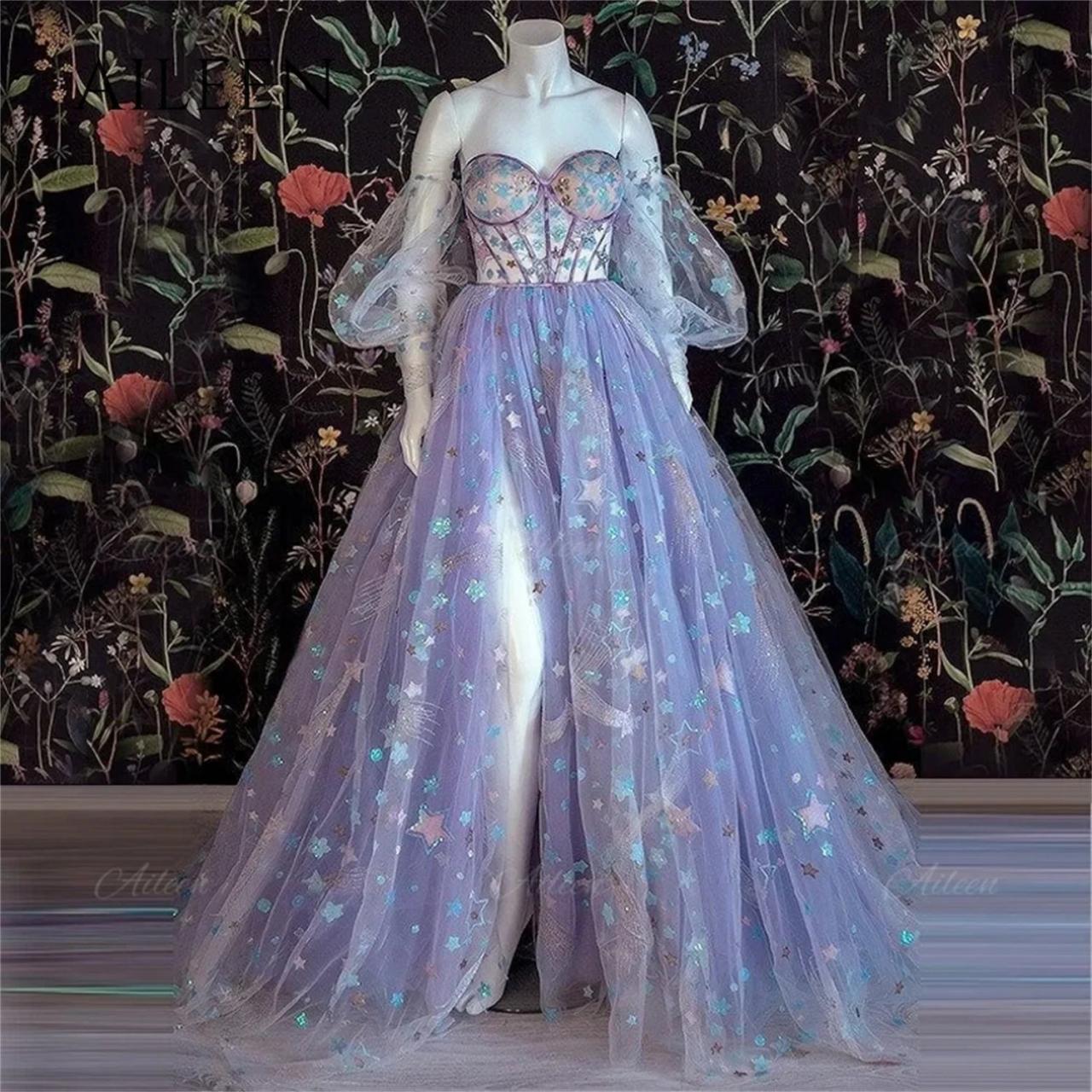 Enchanted Starry Night Fairy Tale Ball Gown