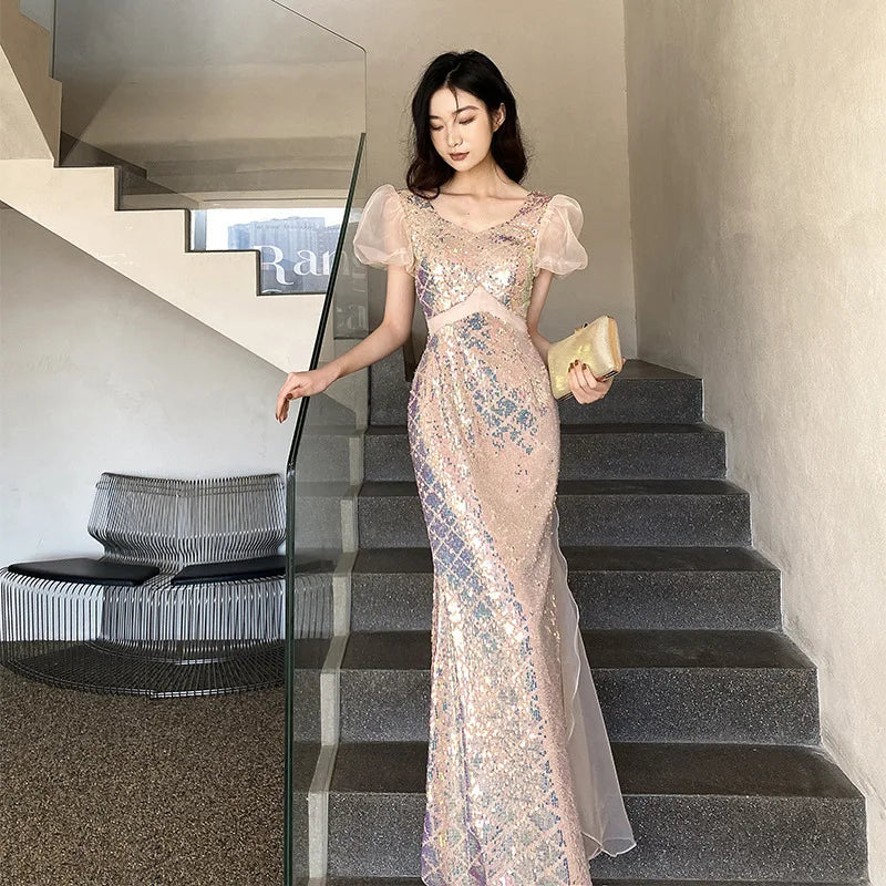 sachin and babi light blue dress Strapless Lace Gown With Floral Pattern