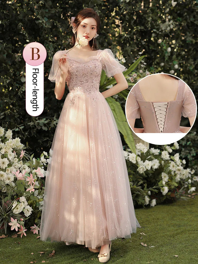 a line black long sleeve dress Lace A-Line Prom Dress, Black Off The Shoulder Evening Dres evening dress uk Size (US):12.5 Sparkly Rose Gold Sequin