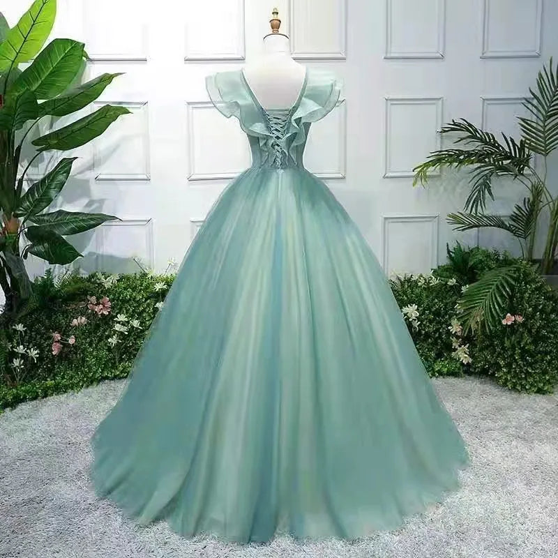 Seafoam green evening gowns hotsell