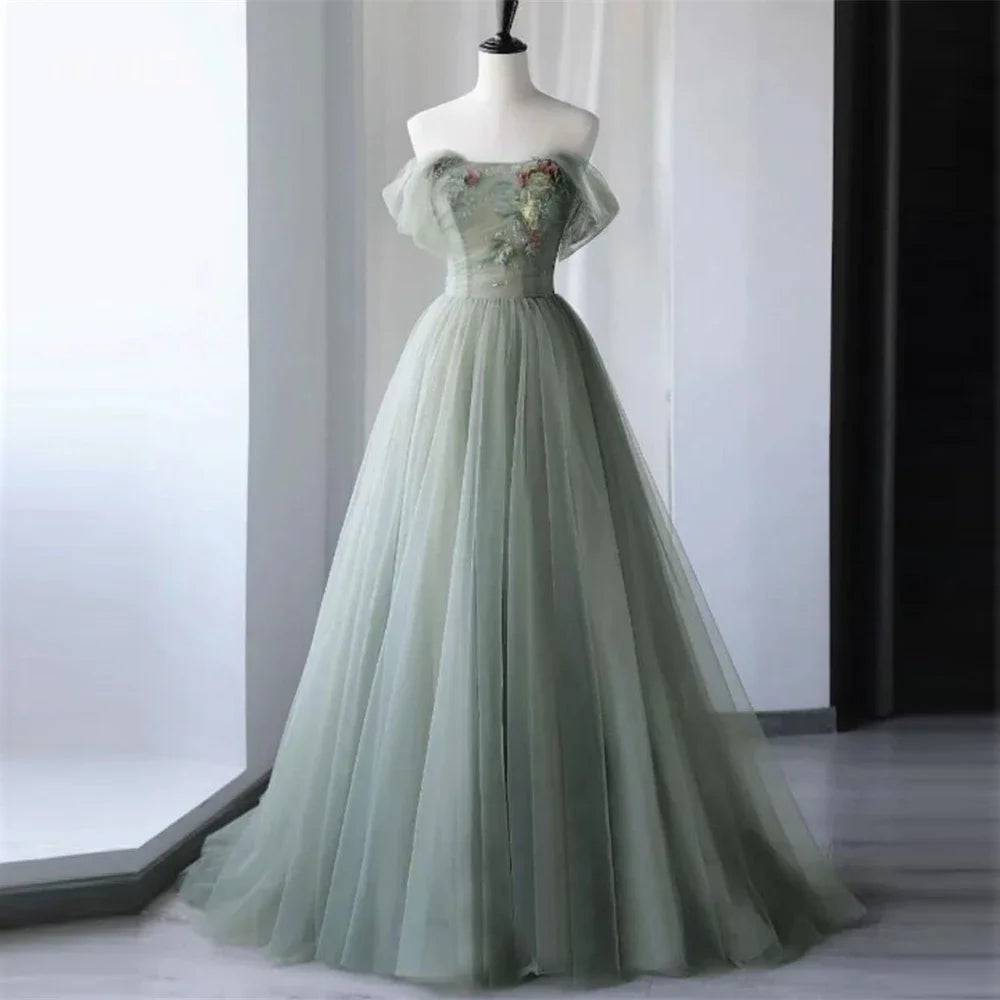 Prom Dresses 2024 Luxury Gowns Formal Dress Women Elegant Customized Women's Dresses Woman Evening Party Dress Ball Gown Long