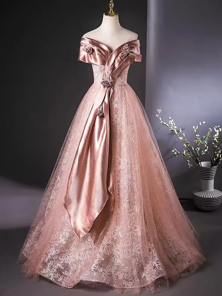 Satin Dress Gown Rose Gold Jewelry Outfit Alexander By Daymor 3100 House Of  Bridal By Dress