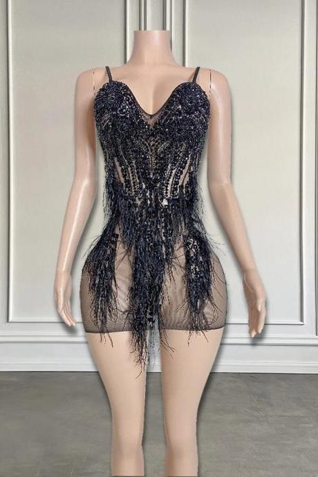 sheer night dresses Pretty Nightgown With Overlay Below The Knee Length Package Content Midnight Sapphire: Navy Blue Lace
