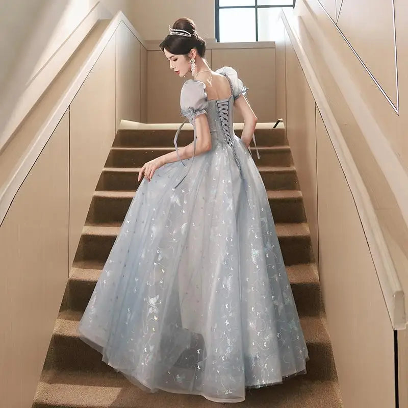 Unique Country Tulle Off  Shoulders Bridal Gown Wedding Dress main image 1