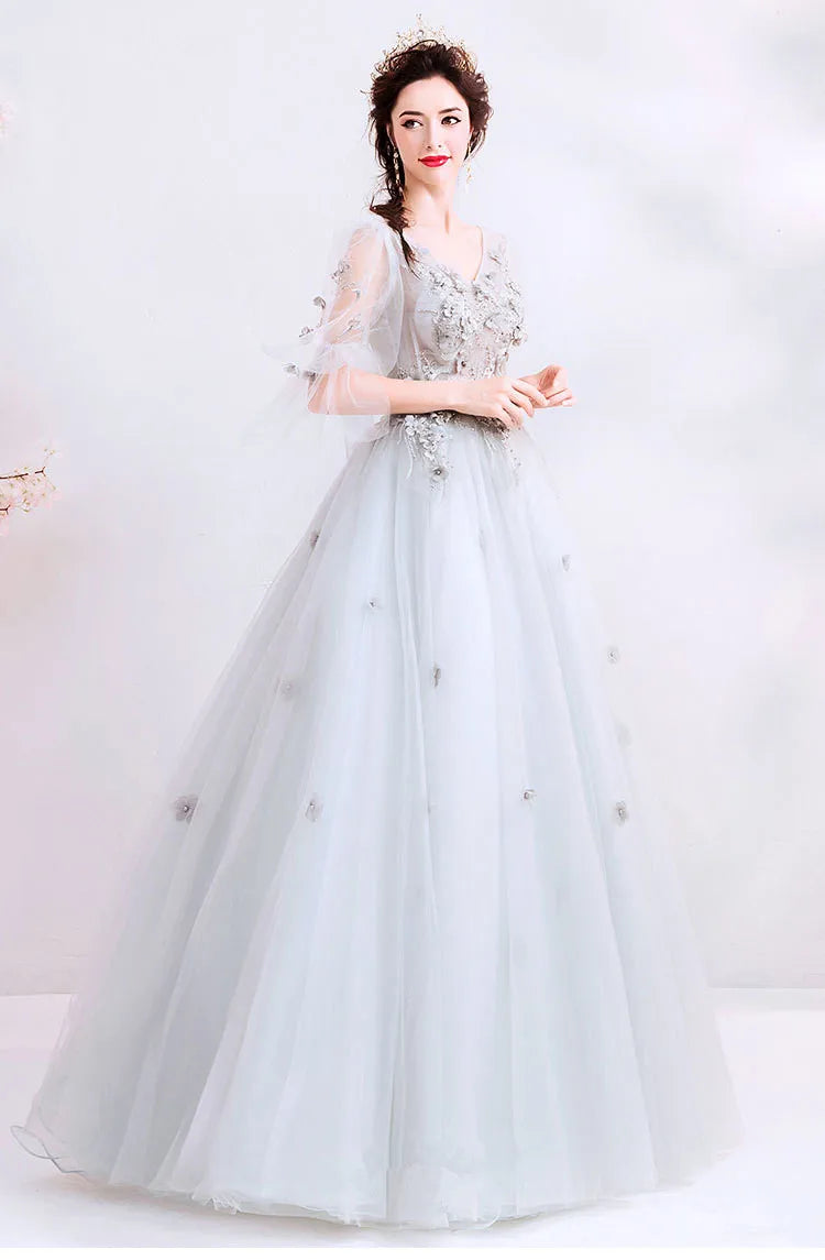 Sleeveless Embellished Evening Gown main image 0